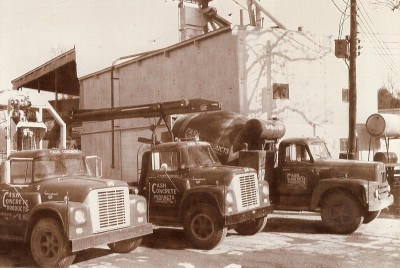 Vintage Cash Concrete Trucks